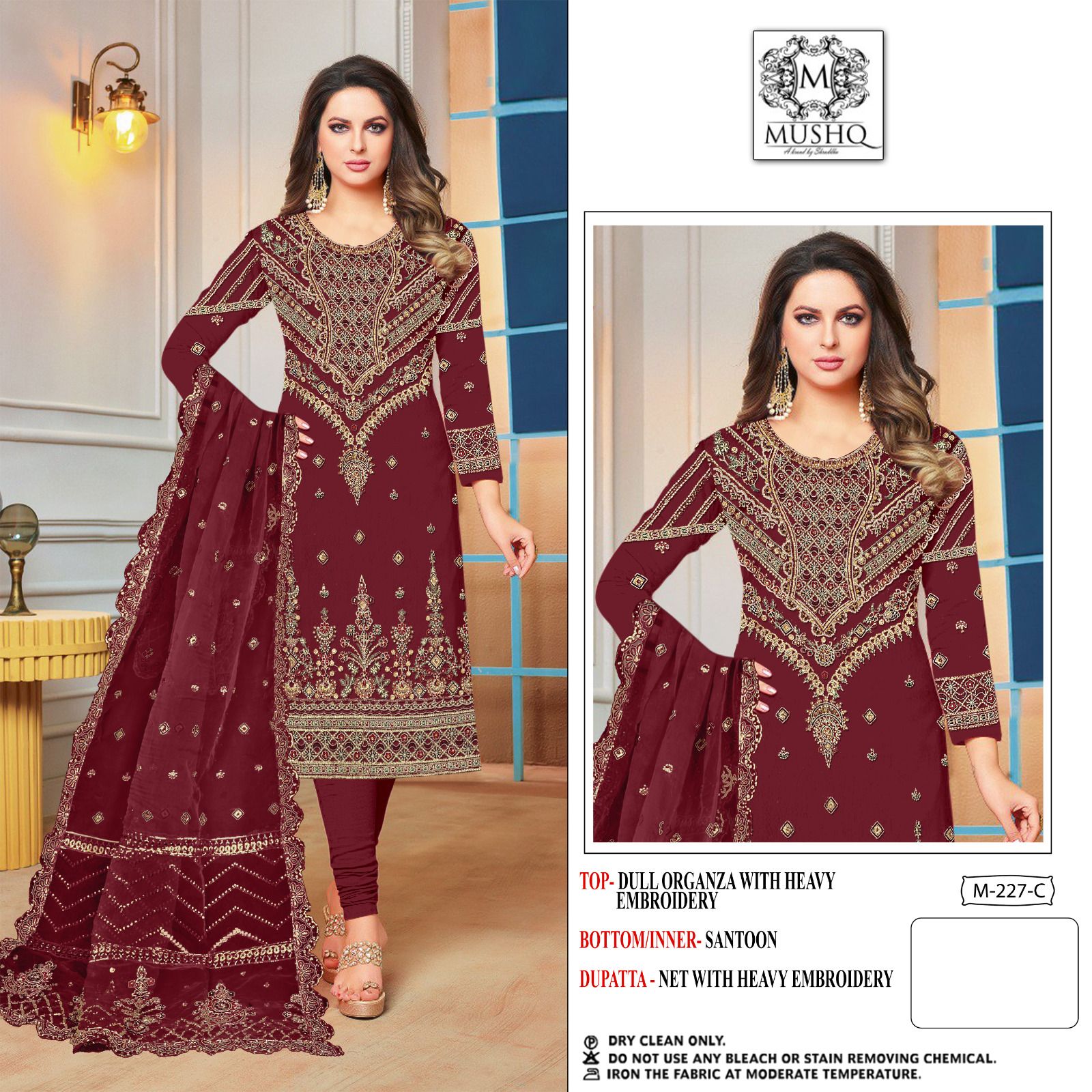 MUSHQ M 227 SERIES SALWAR SUITS BY SHRADDHA