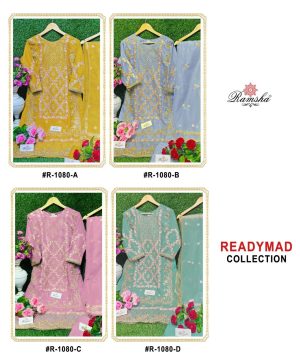 RAMSHA FASHION R 1080 A TO D READYMADE SUITS