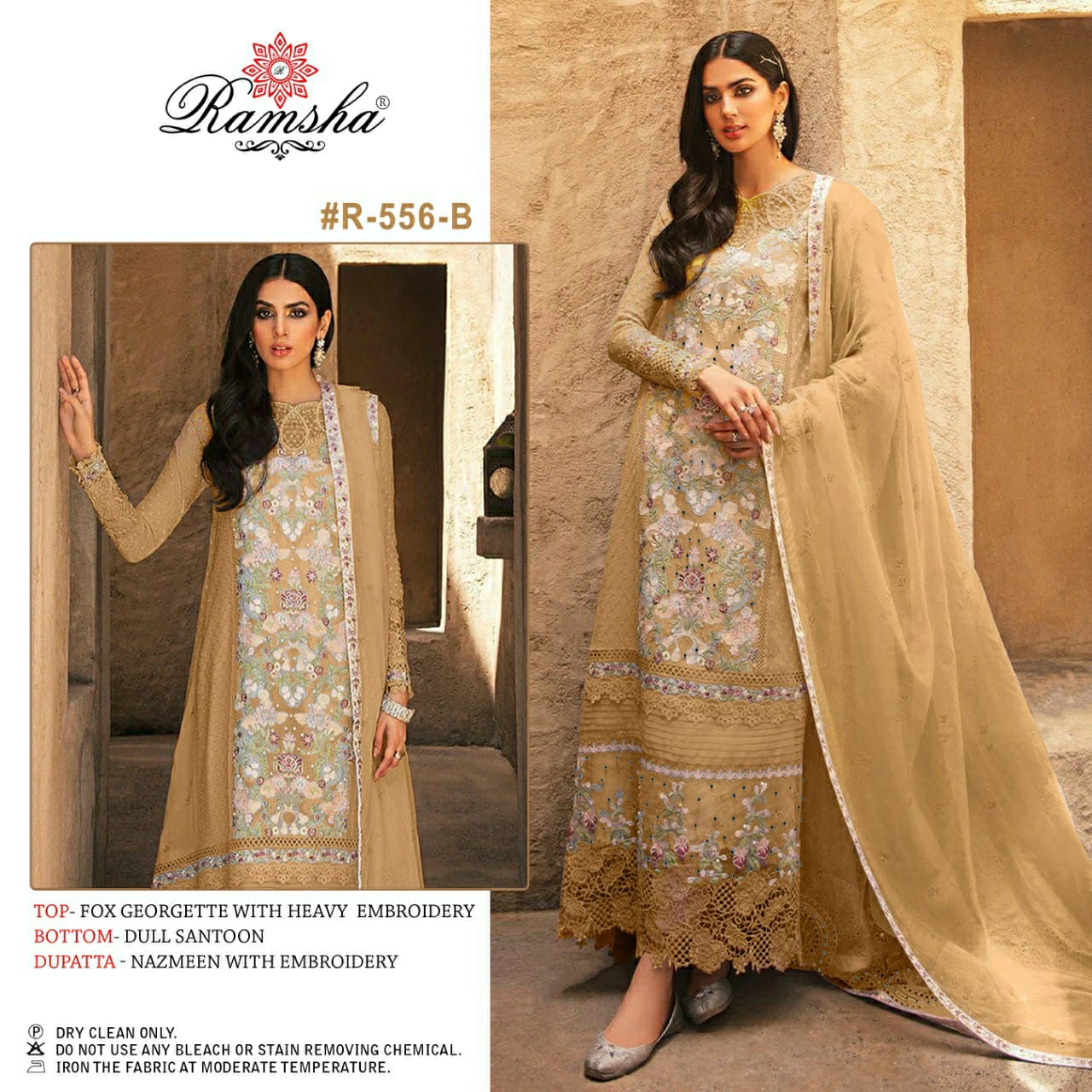 RAMSHA FASHION R 556 A TO D SALWAR SUITS