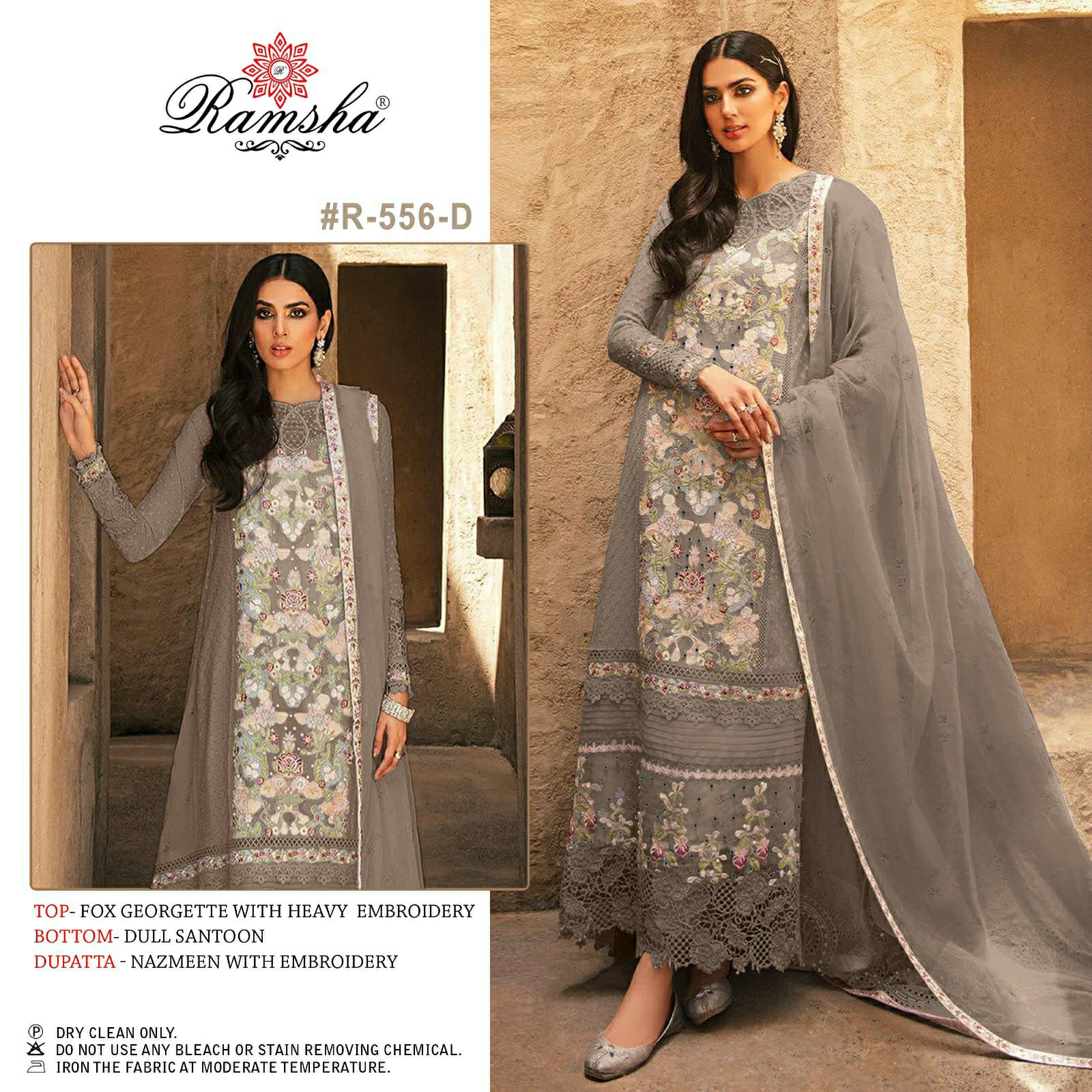 RAMSHA FASHION R 556 A TO D SALWAR SUITS