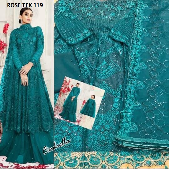 ROSE TEX 119 SALWAR SUITS WHOLESALE IN COLOURS