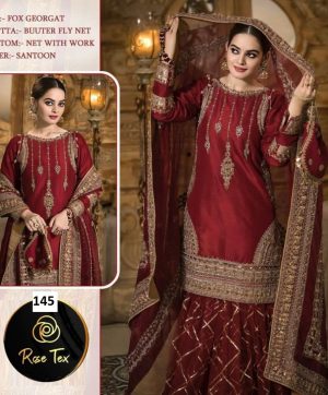 ROSE TEX 145 PAKISTANI SALWAR SUITS IN INDIA