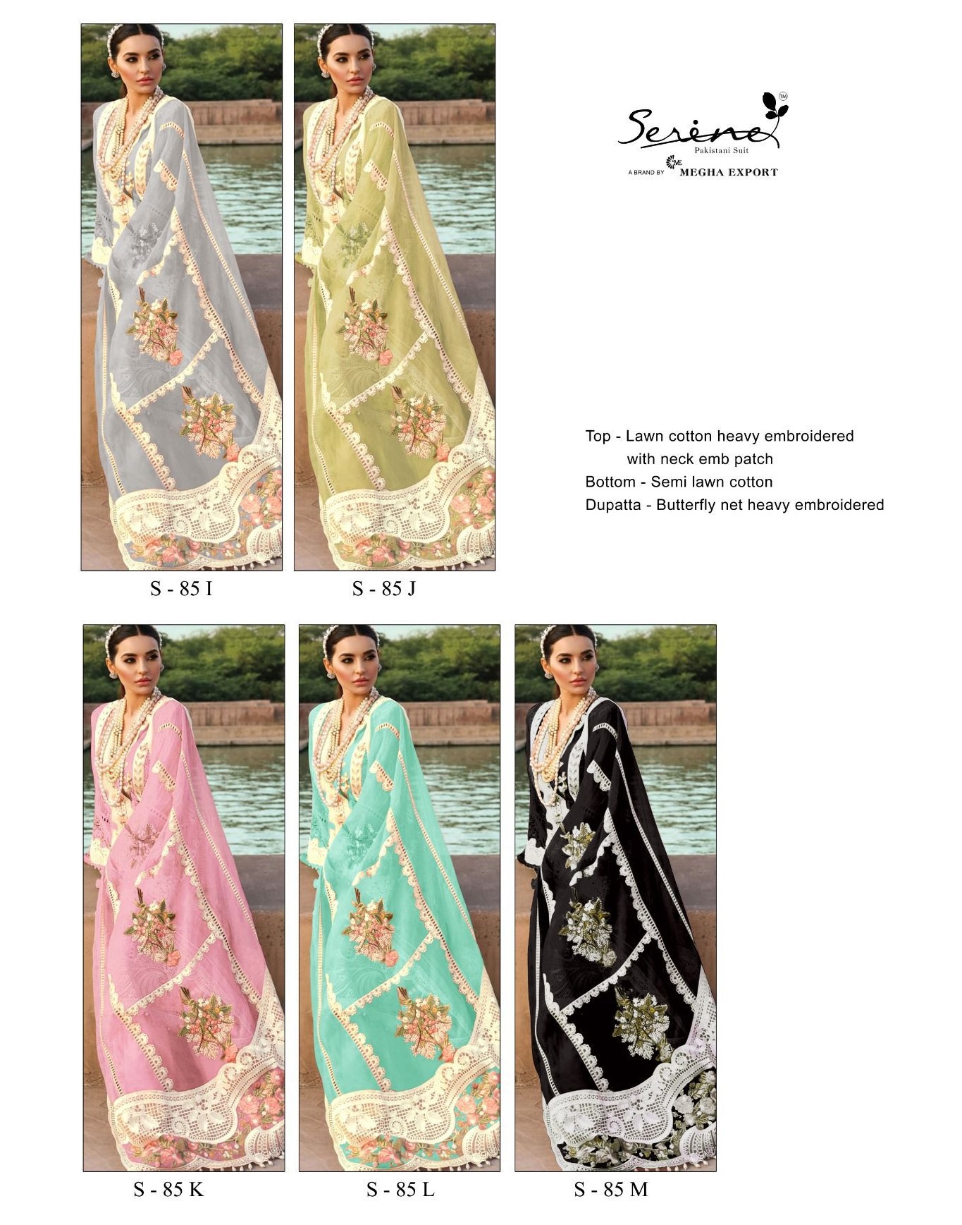 SERINE S 85 I TO M SALWAR SUITS MANUFACTURER