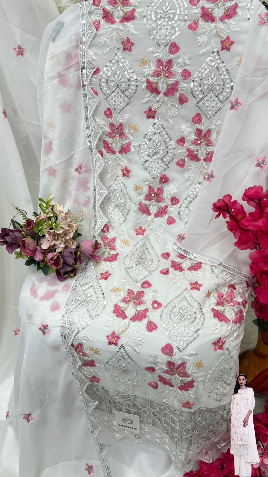 SHANAYA FASHION S 147 ROSE PAKISTANI SUITS