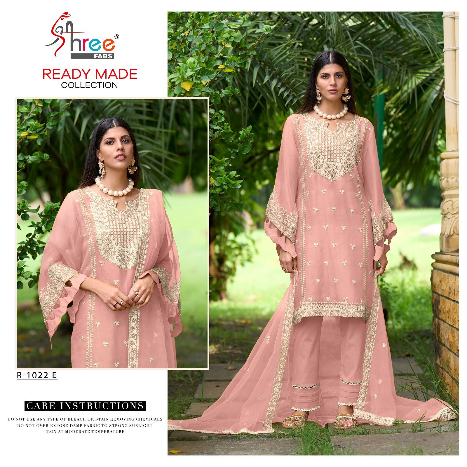 SHREE FABS R 1022 B TO E READYMADE SALWAR SUITS