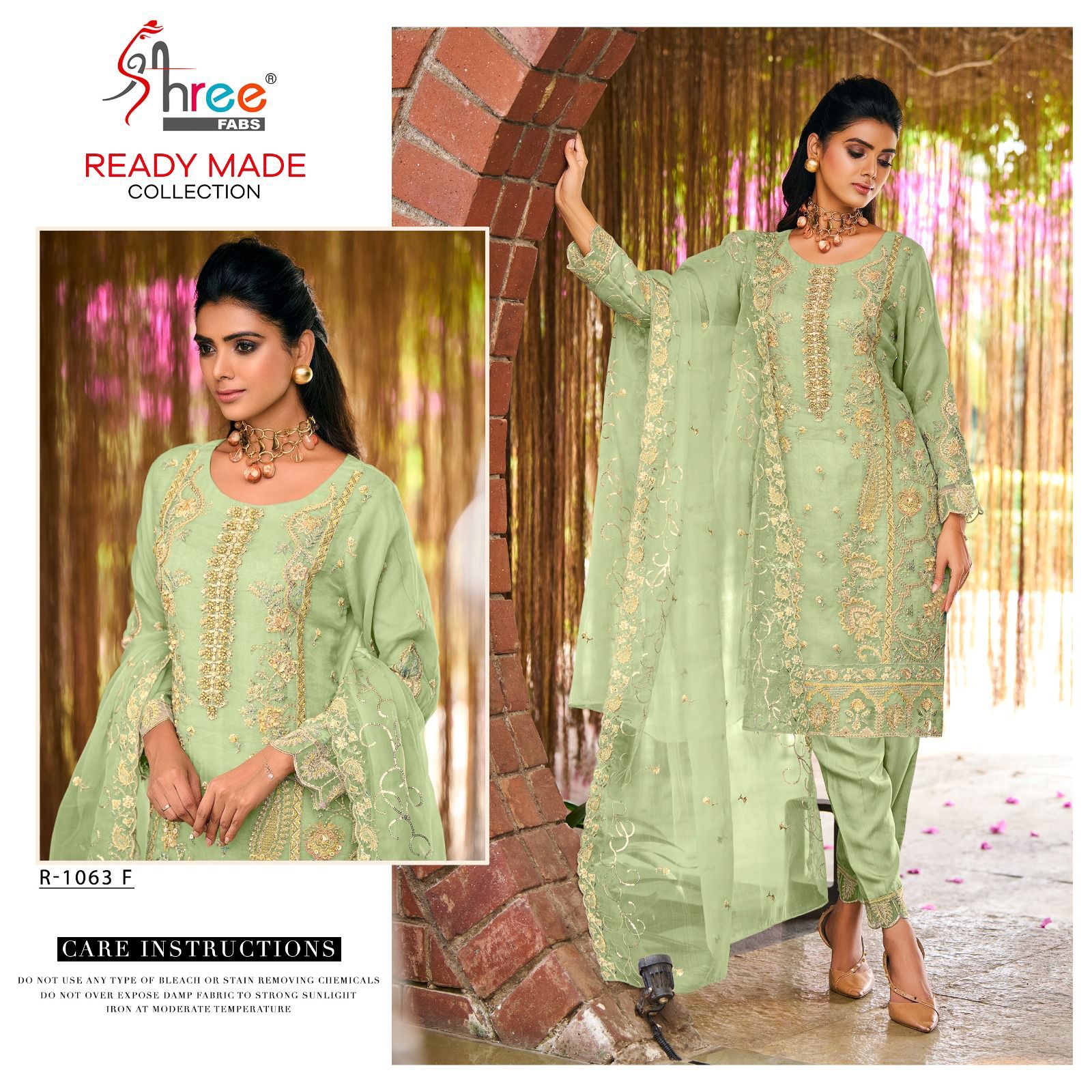 SHREE FABS R 1063 D TO G READYMADE SUITS