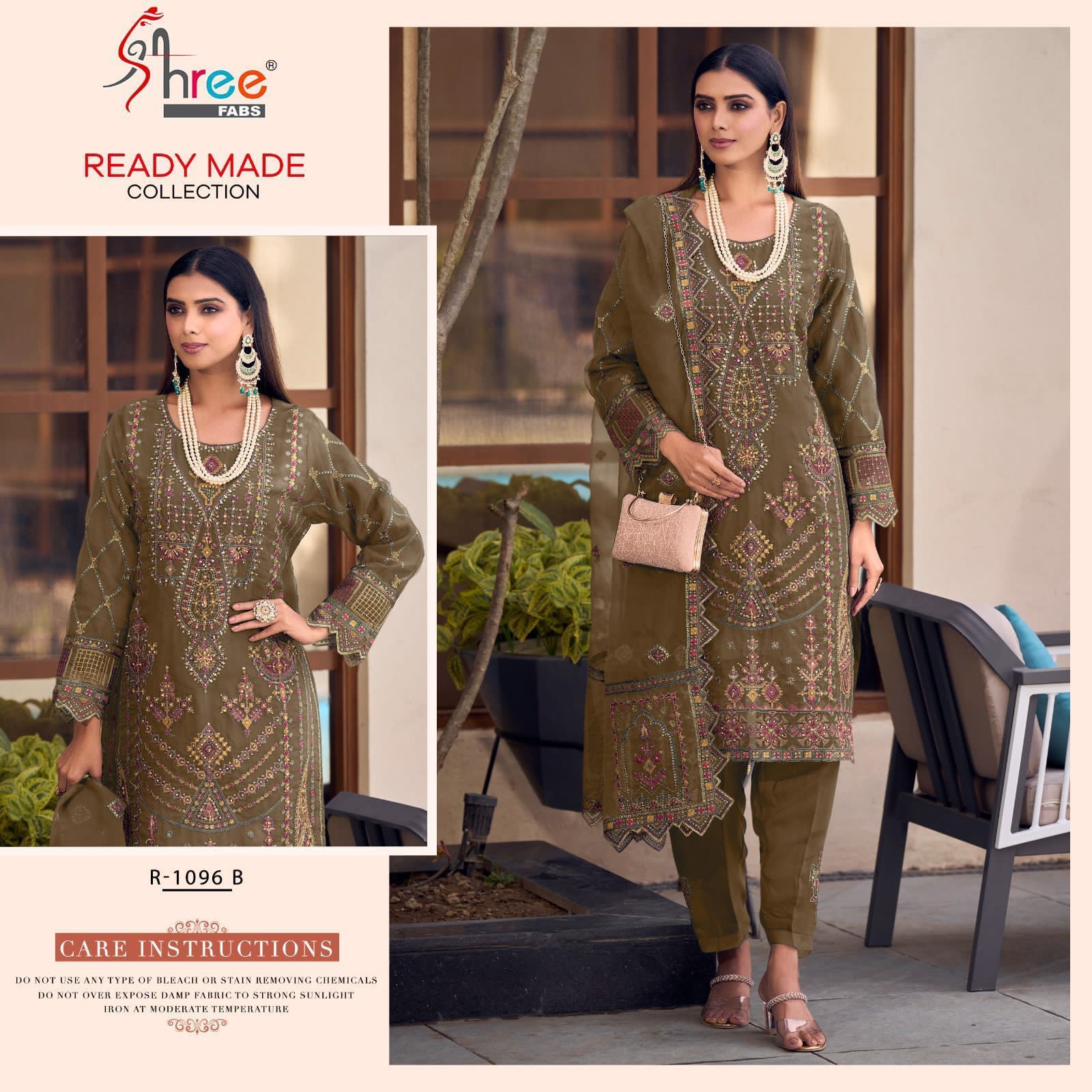 SHREE FABS R 1096 B READYMADE SALWAR SUITS