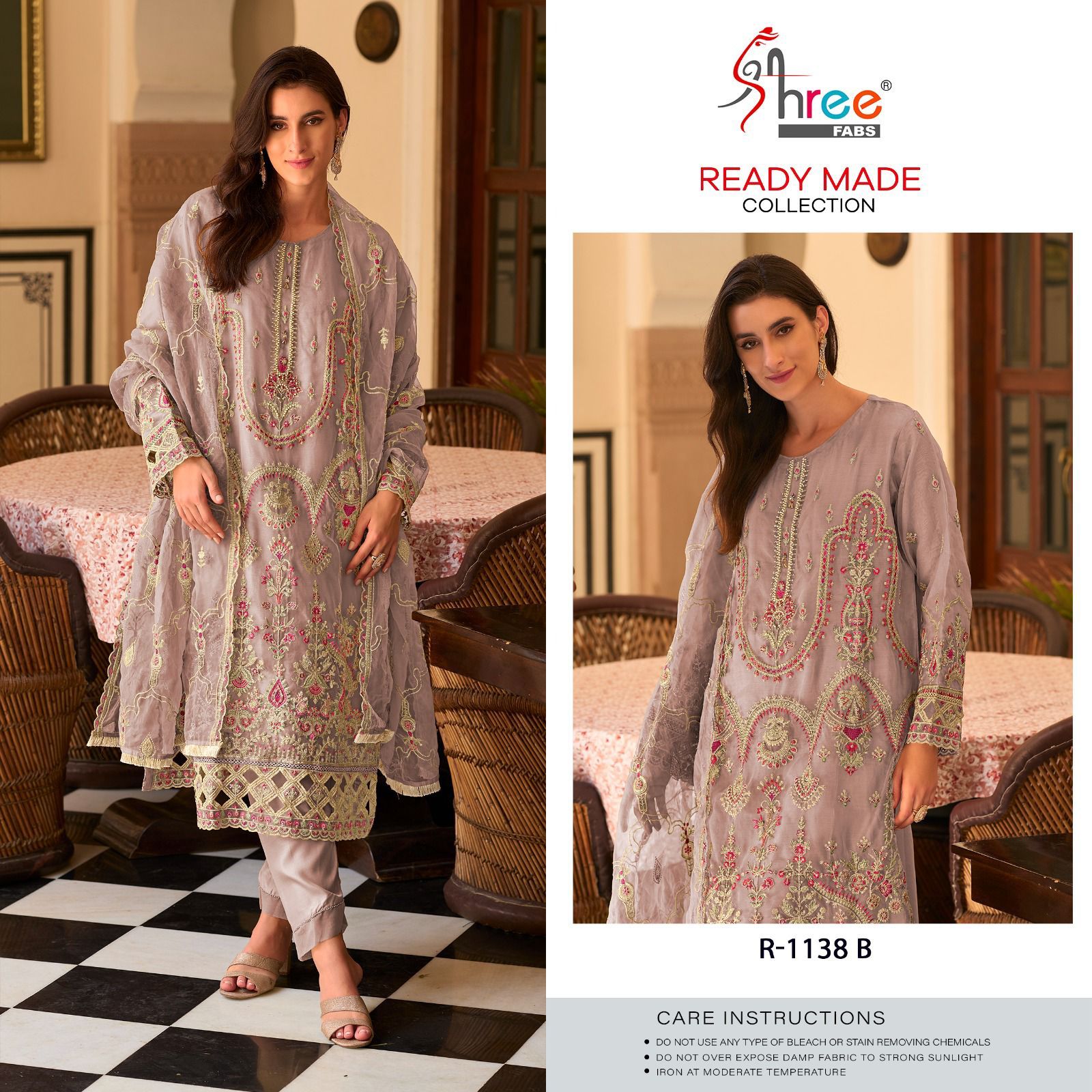 SHREE FABS R 1138 B READYMADE SALWAR SUITS