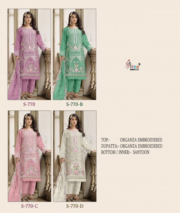 SHREE FABS S 770 SERIES PAKISTANI SUITS