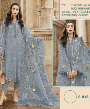 SHREE FABS S 848 B PAKISTANI SUITS IN INDIA