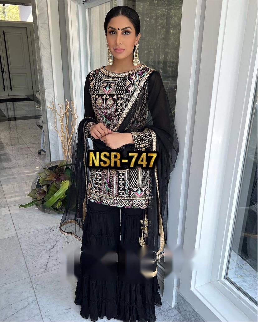 SHREE HARI NSR 747 DESIGNER SUITS WHOLESALE