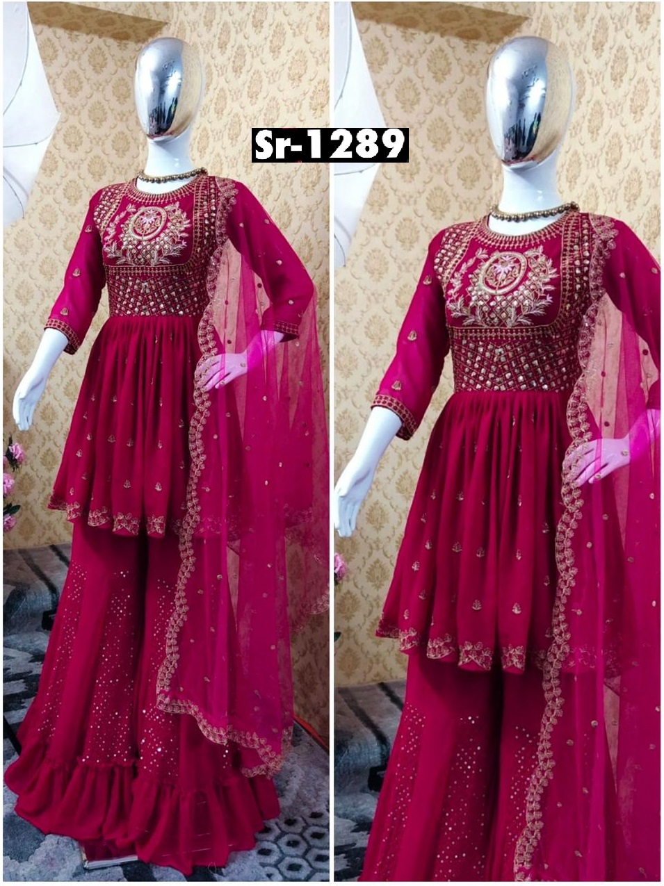 SHREE HARI SR 1289 B DESIGNER SUITS WHOLESALE