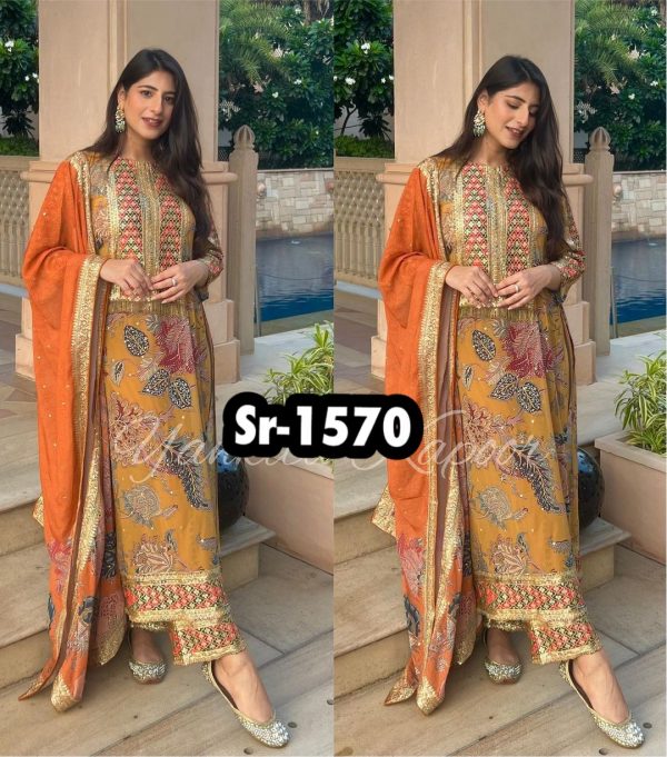 SHREE HARI SR 1570 DESIGNER SUITS WHOLESALE