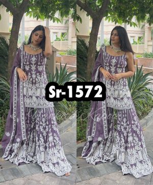 SHREE HARI SR 1572 DESIGNER SHARARA WHOLESALE