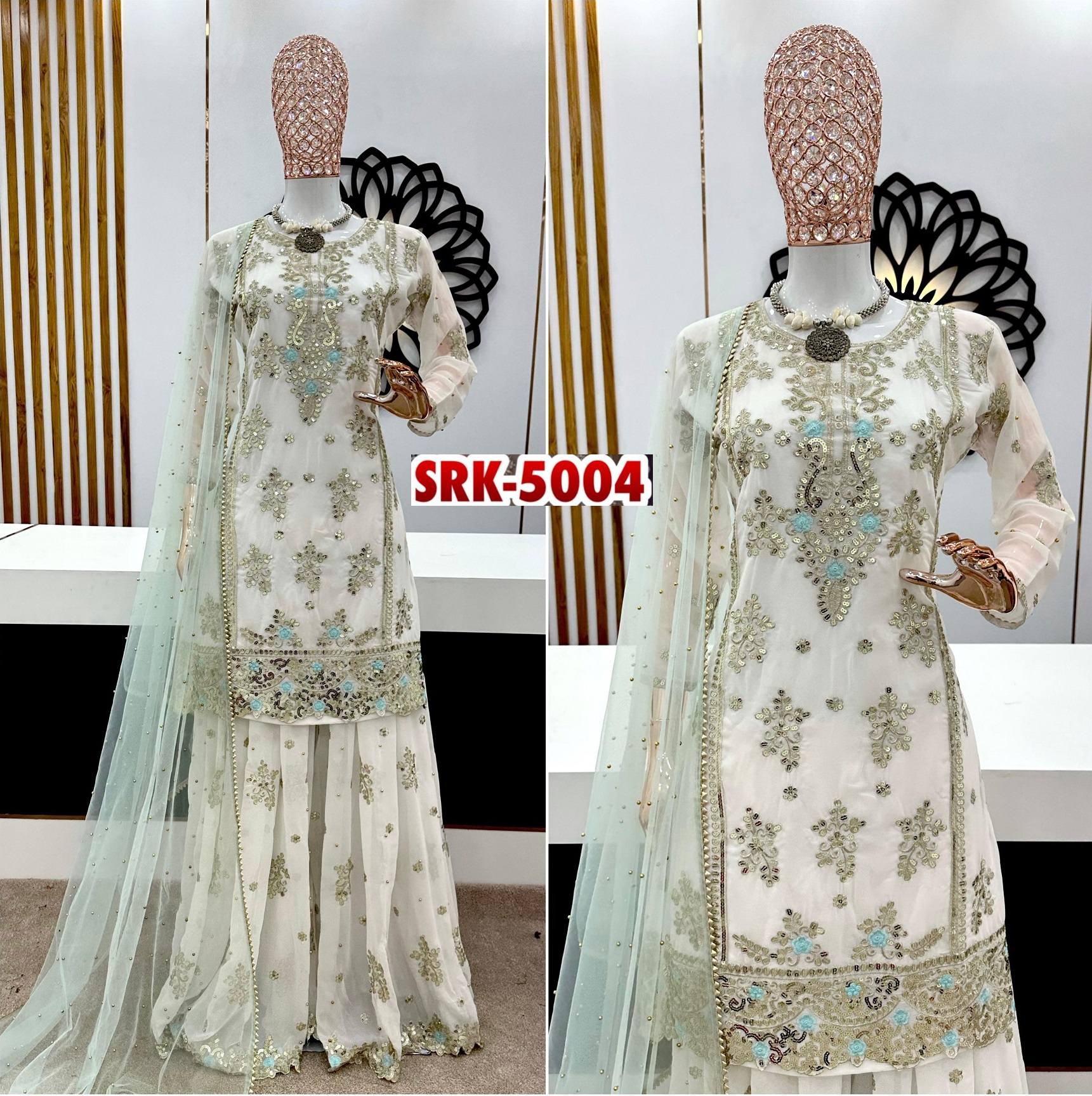 SHREE HARI SRK 5004 B DESIGNER SUITS WHOLESALE