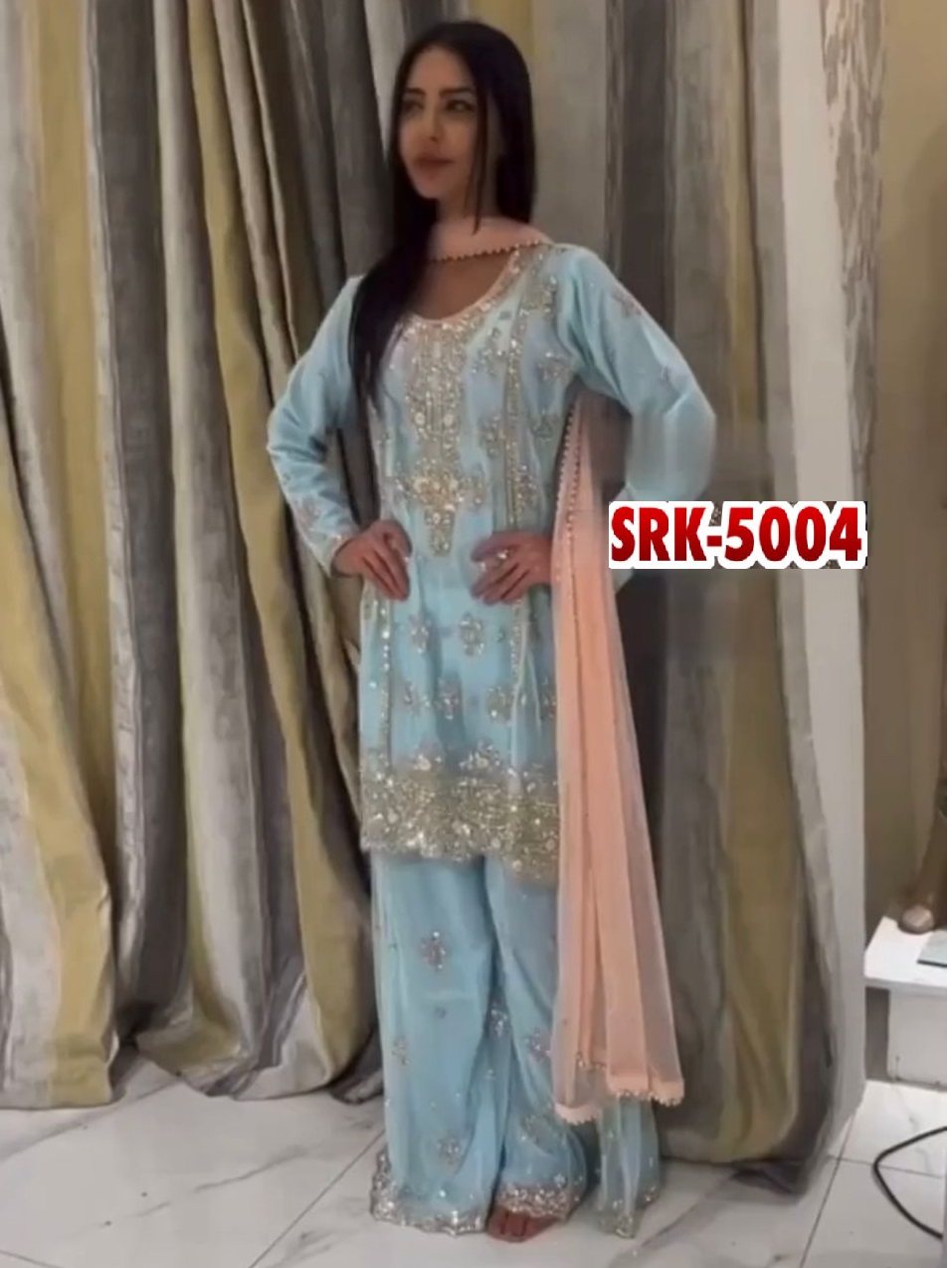 SHREE HARI SRK 5004 C DESIGNER SUITS WHOLESALE