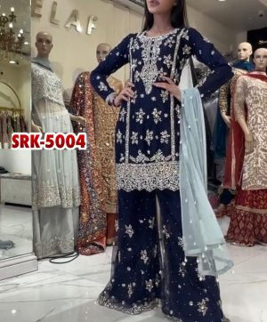 SHREE HARI SRK 5004 D DESIGNER SUITS WHOLESALE