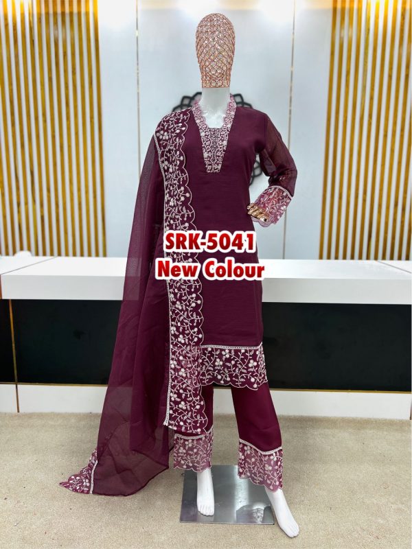 SHREE HARI SRK 5041 E DESIGNER SUITS WHOLESALE