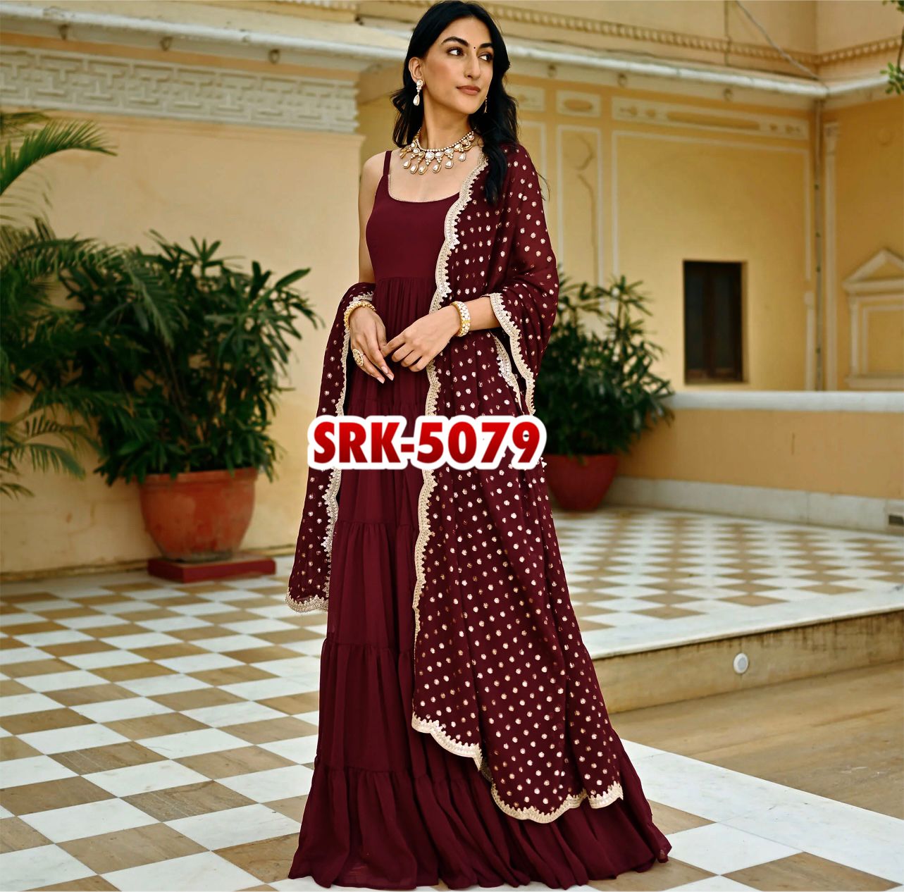 SHREE HARI SRK 5079 DESIGNER GOWN MANUFACTURER