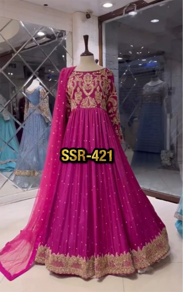 SHREE HARI SSR 421 DESIGNER GOWN MANUFACTURER