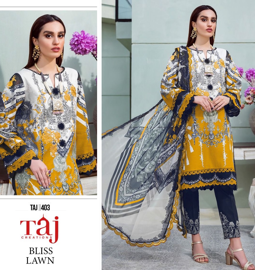 TAJ CREATIONS 403 BLISS LAWN COLLECTION WHOLESALE