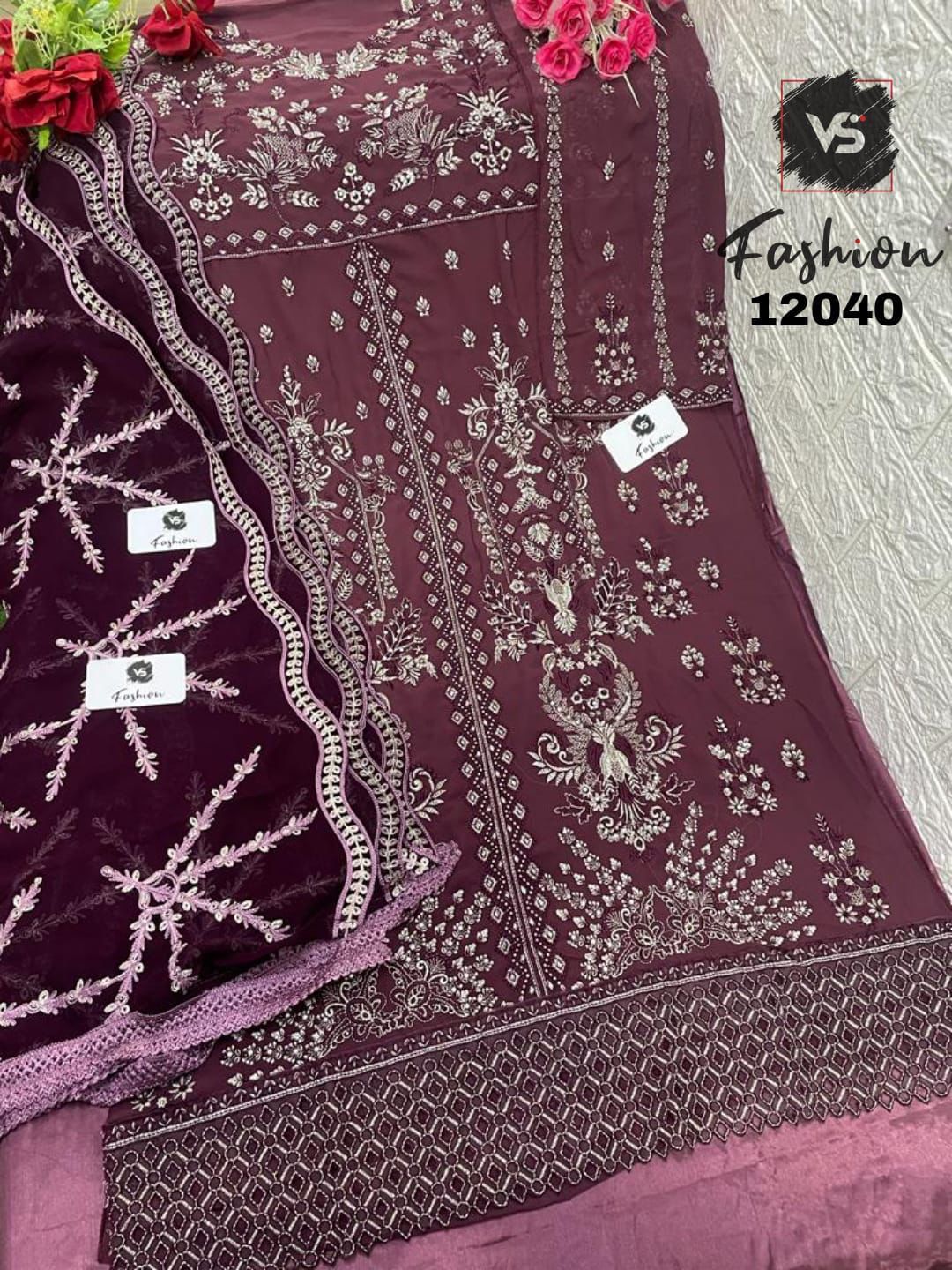 VS FASHION 12040 PAKISTANI SUITS WHOLESALE