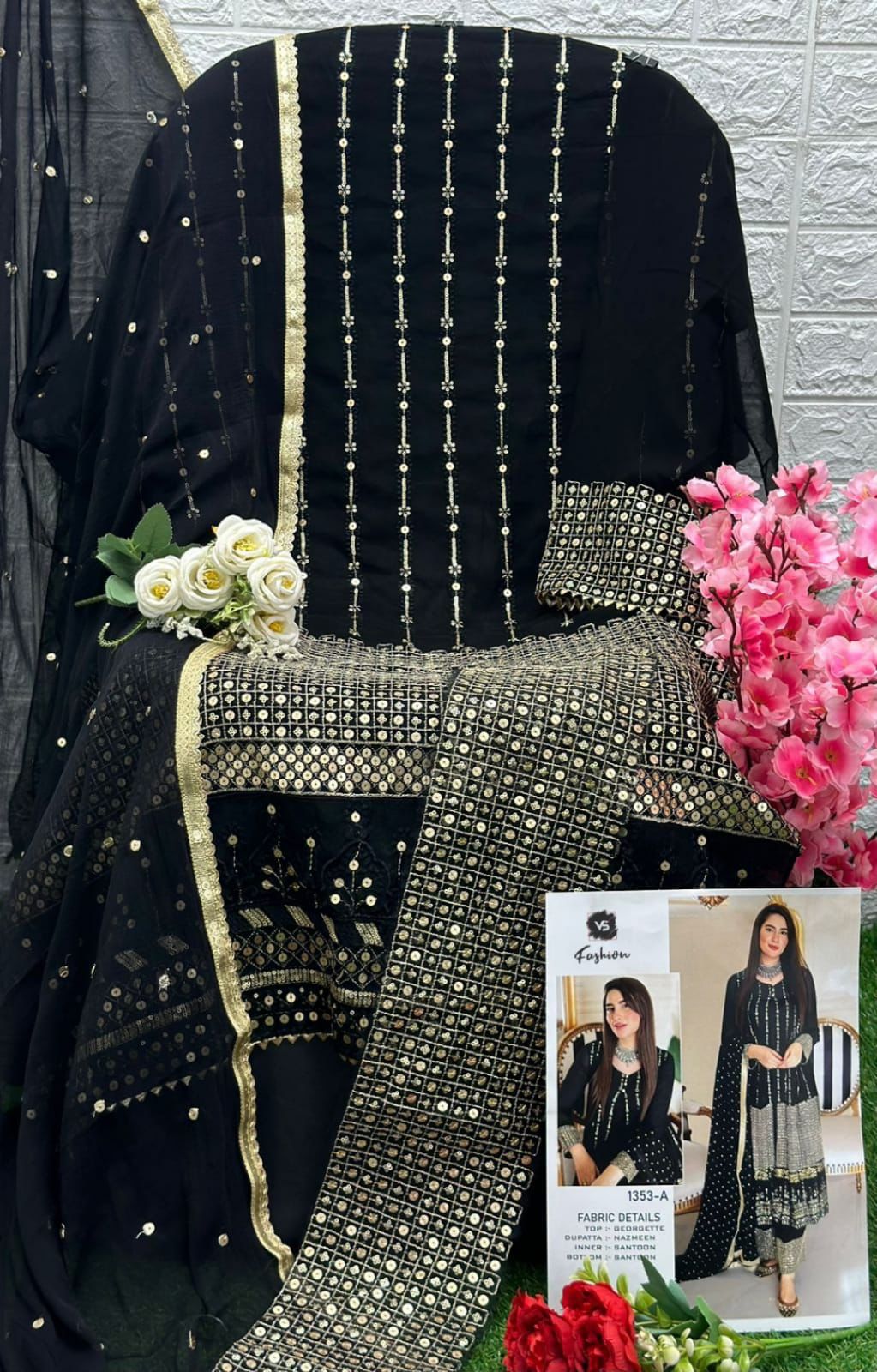 VS FASHION 1353 A TO G PAKISTANI SUITS IN INDIA