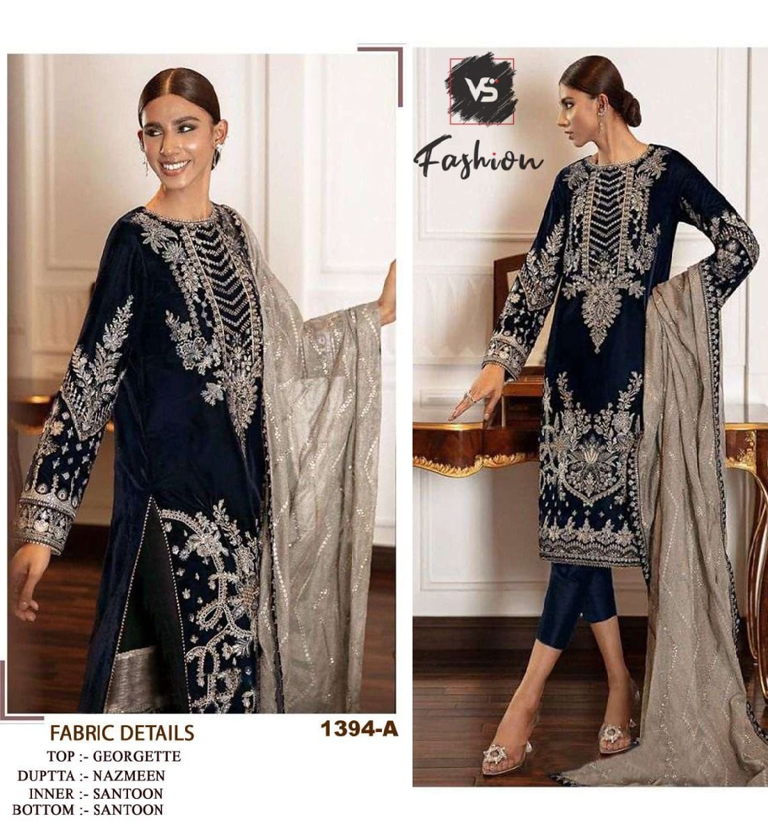 VS FASHION 1394 A SALWAR SUITS WHOLESALE