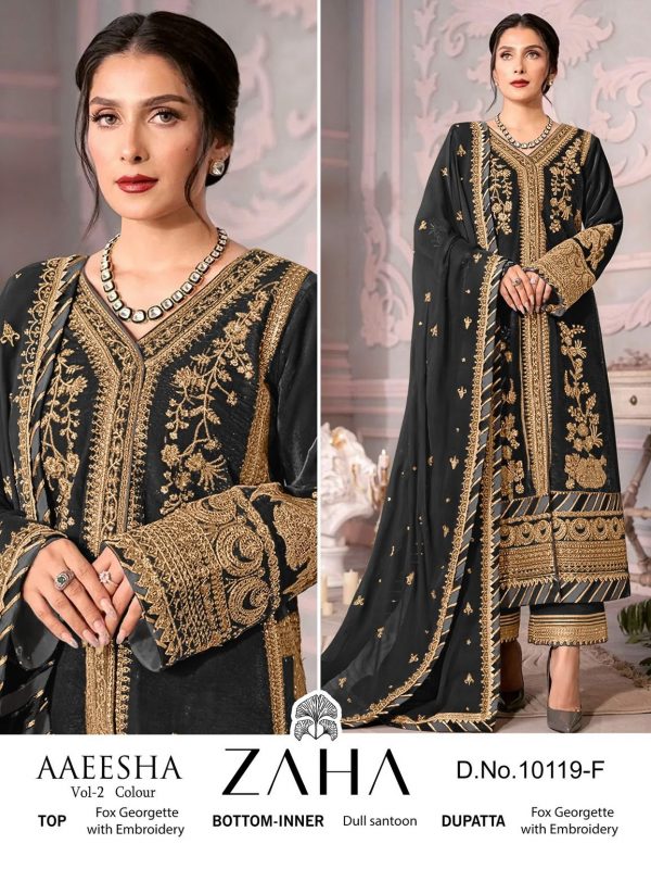 ZAHA 10119 F AAEESHA VOL 2 SALWAR SUITS