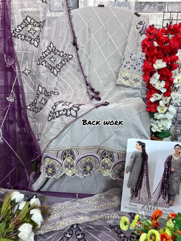 ZAHA 10161 RAMSHA VOL 10 PAKISTANI SUITS