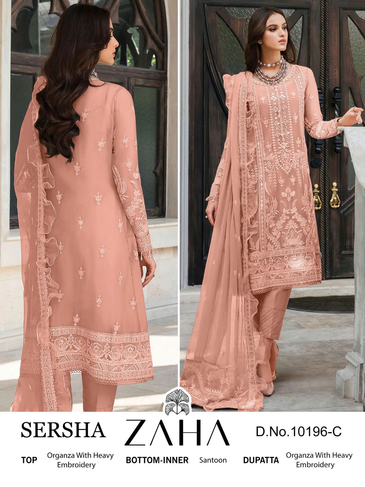 ZAHA 10196 SERSHA SERIES PAKISTANI SUITS IN INDIA