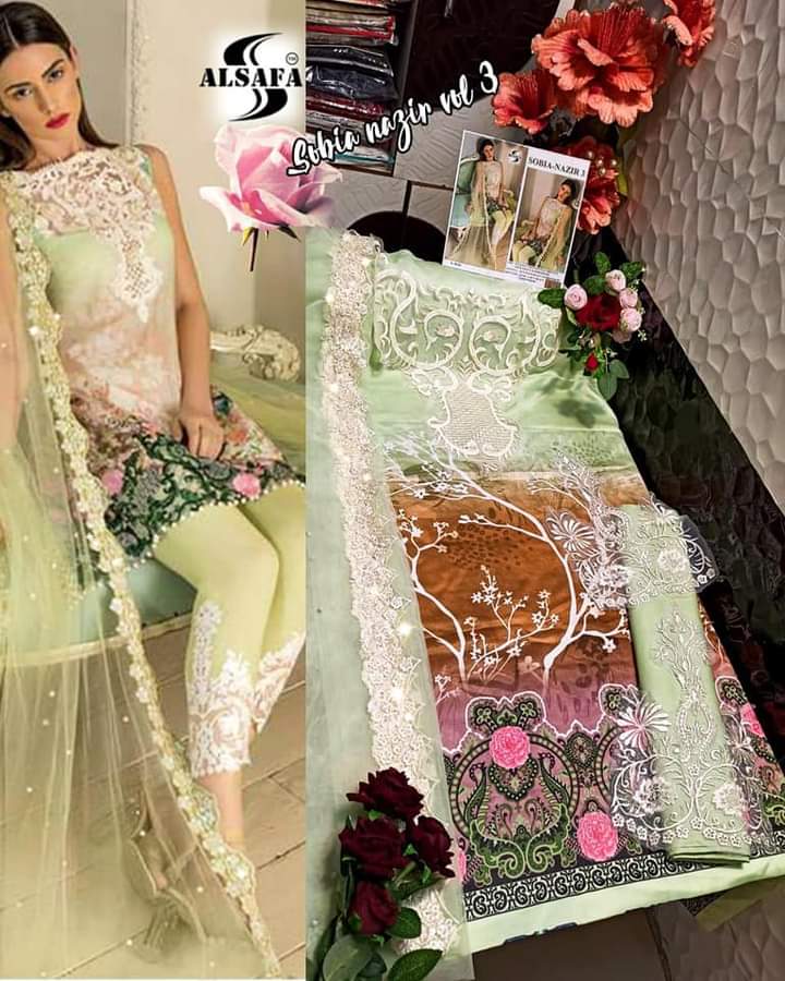 AL SAFA S 3010 SOBIA NAZIR 3 PAKISTANI SUITS