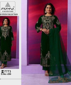 ANAMSA 250 VELVET SALWAR SUITS WHOLESALE