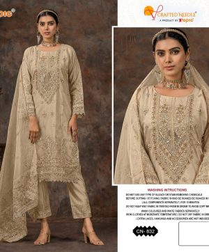 CRAFTED NEEDLE CN 832 READYMADE SUITS BY FEPIC