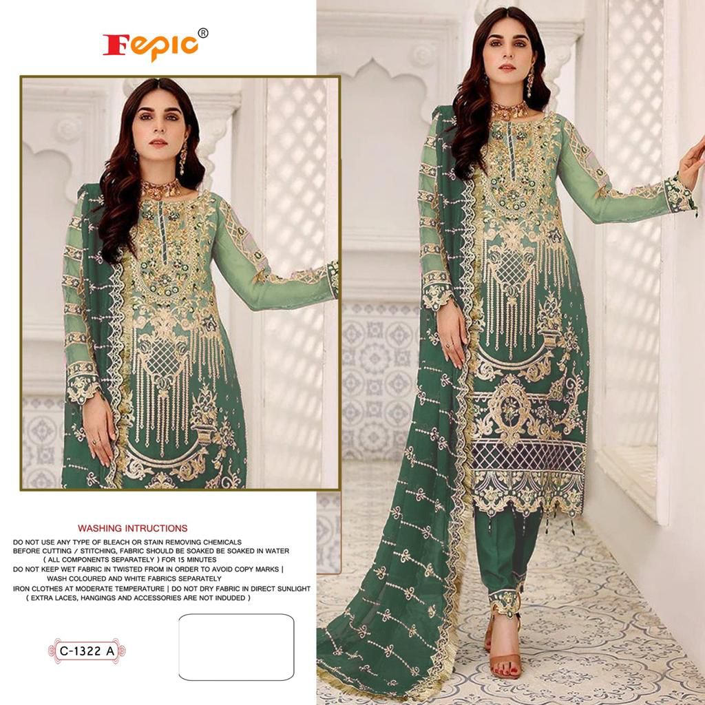 FEPIC C 1322 A TO D ROSEMEEN SALWAR SUITS