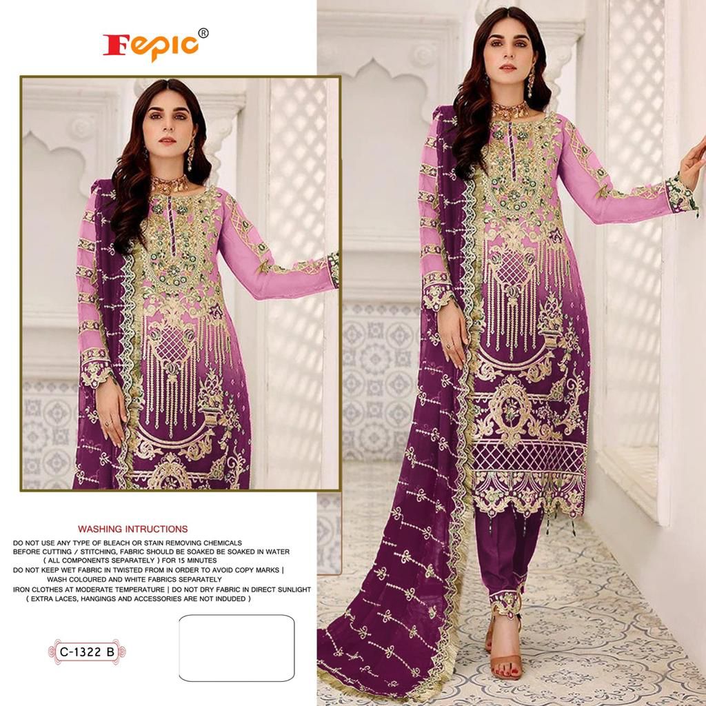 FEPIC C 1322 A TO D ROSEMEEN SALWAR SUITS