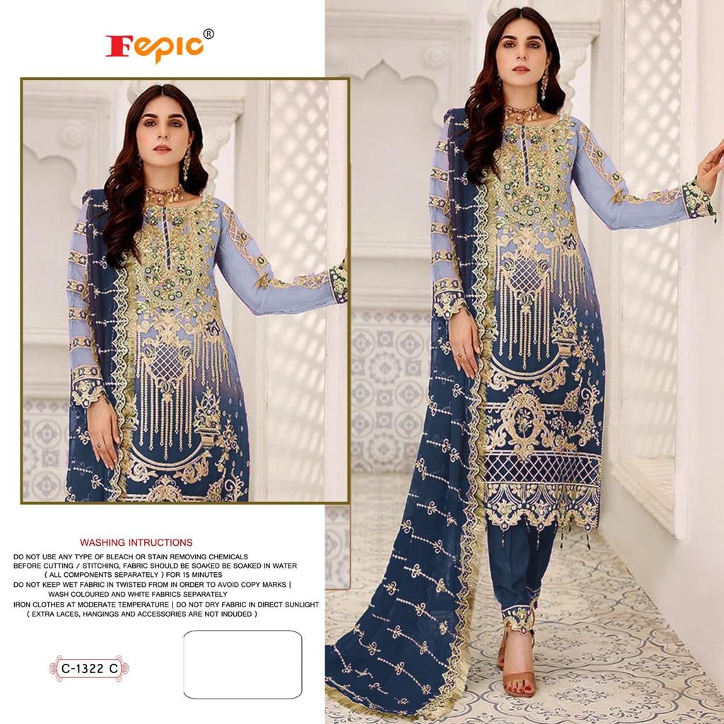 FEPIC C 1322 A TO D ROSEMEEN SALWAR SUITS