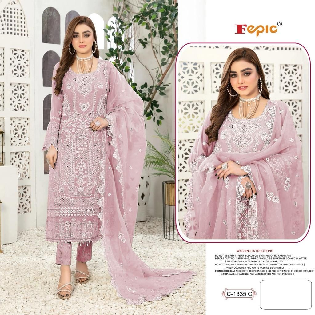 FEPIC C 1335 C ROSEMEEN PAKISTANI SUITS