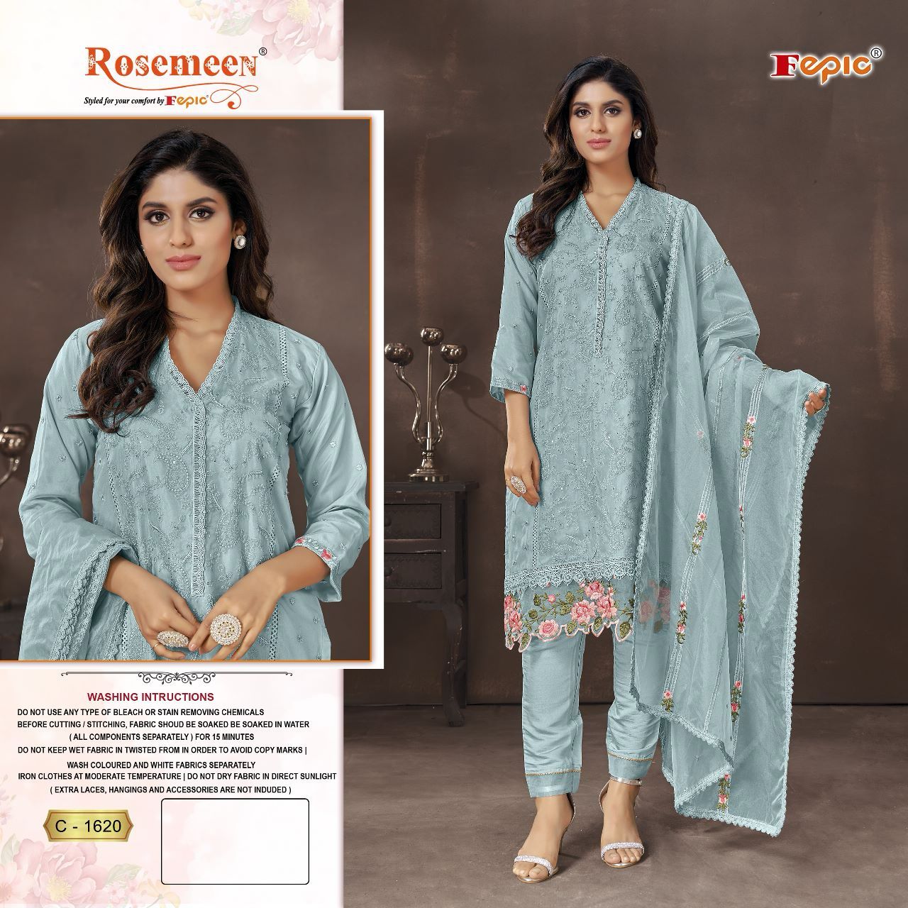 FEPIC C 1620 ROSEMEEN SALWAR SUITS WHOLESALE