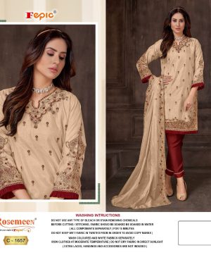 FEPIC C 1657 ROSEMEEN PAKISTANI SUITS IN INDIA