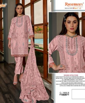 FEPIC C 1669 B ROSEMEEN PAKISTANI SUITS IN INDIA