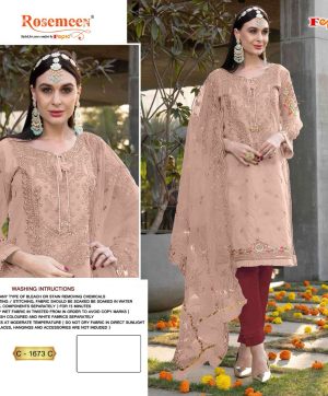 FEPIC C 1673 C ROSEMEEN SALWAR SUITS WHOLESALE