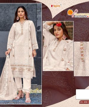 FEPIC CN 858 C CRAFTED NEEDLE READYMADE SALWAR SUITS