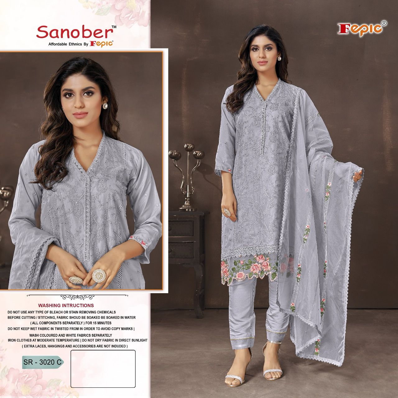 FEPIC SANOBER SR 3020 C READYMADE SUITS WHOLESALE