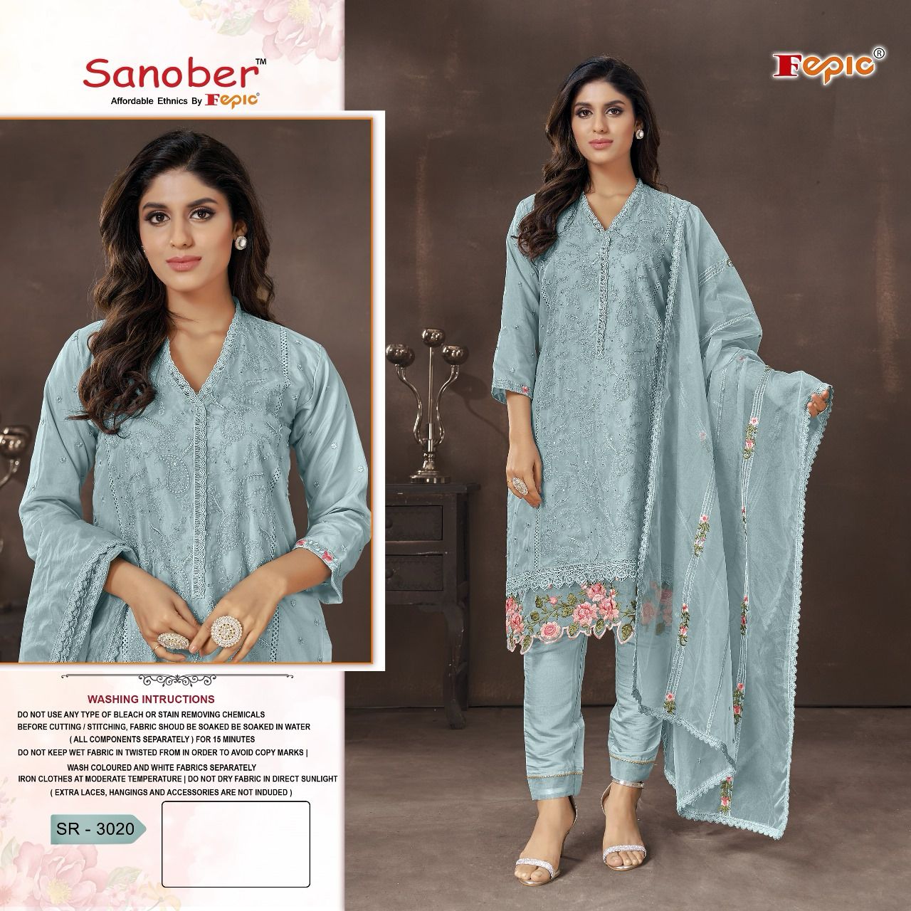 FEPIC SANOBER SR 3020 READYMADE SUITS WHOLESALE