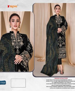 FEPIC V 17024 ROSEMEEN VELVET SALWAR SUITS