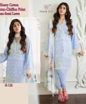 HOOR TEX H 126 PAKISTANI SUITS MANUFACTURER