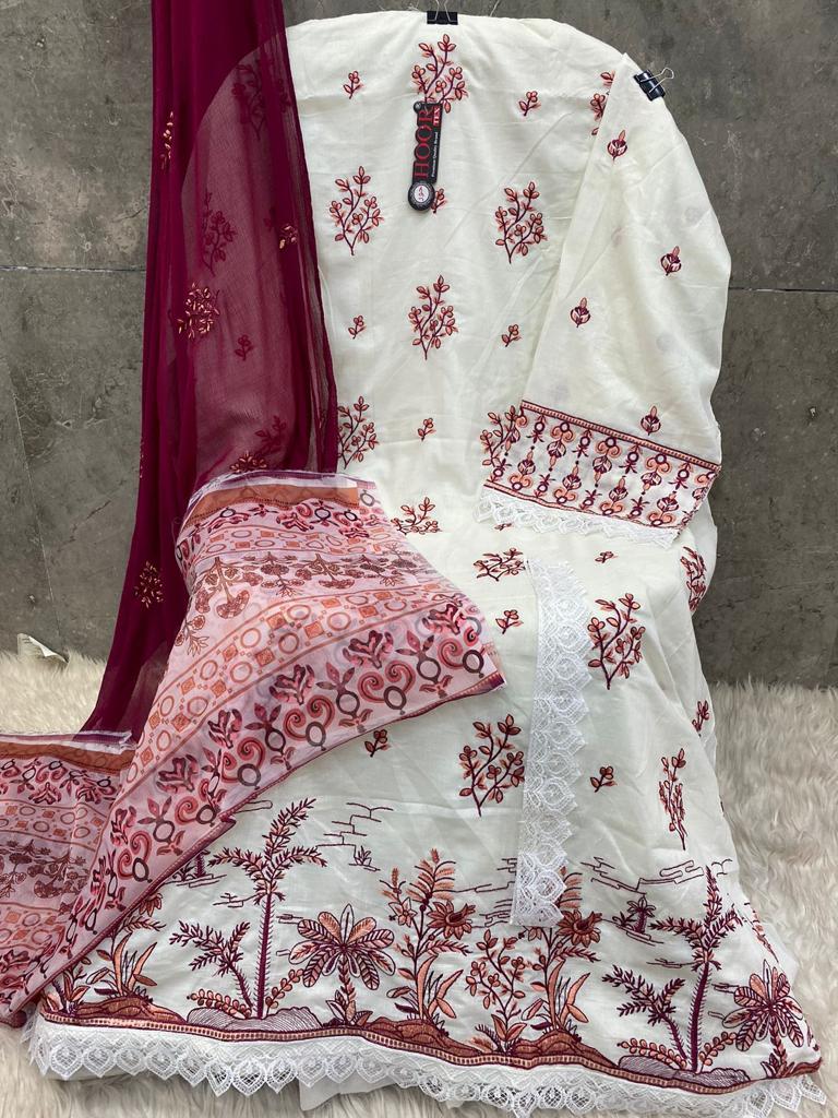 HOOR TEX H 129 PAKISTANI SUITS IN INDIA