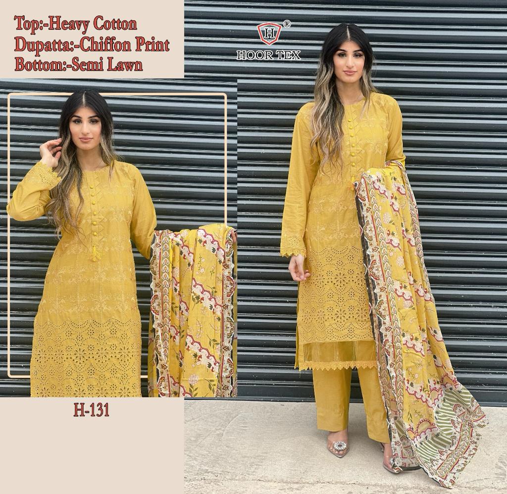 HOOR TEX H 131 PAKISTANI SUITS IN INDIA