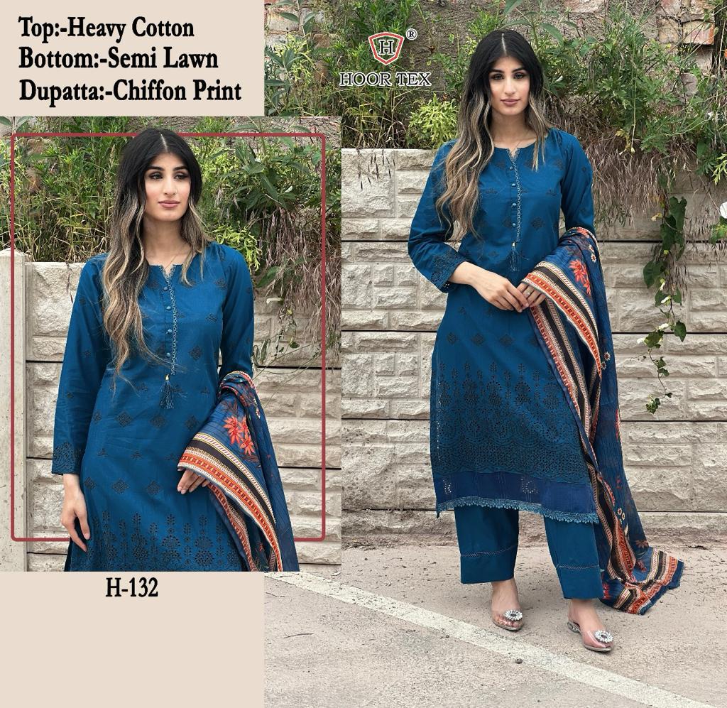 HOOR TEX H 132 SALWAR SUITS MANUFACTURER